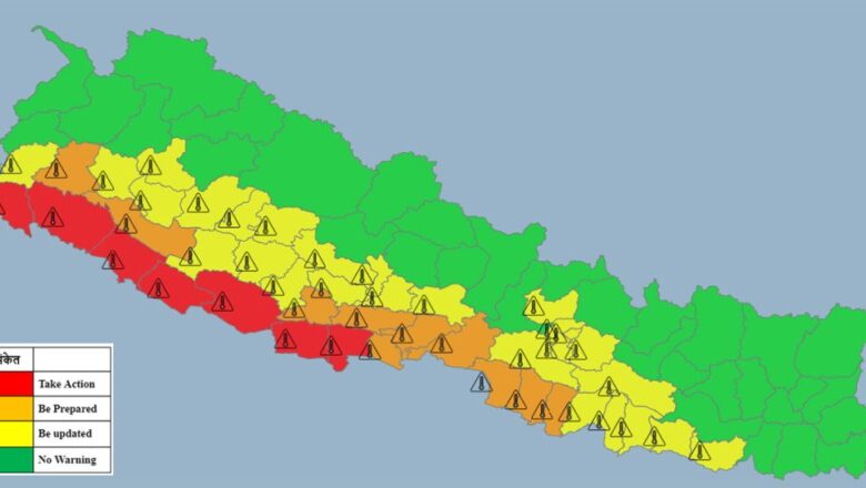 मध्य र पश्चिम तराईमा ३१ जेठसम्म तातो हावा चल्ने