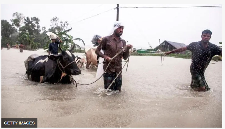 भारतलाई दोष, बंगलादेशमा बाढीबाट ४० लाख प्रभावित