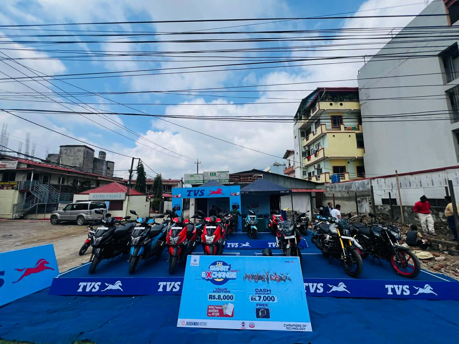 बुटवलमा TVS Smart Exchange, ८ हजार Value Addition, ७ हजार छुट, फ्री हेल्मेट र सजिलो फाइनान्स
