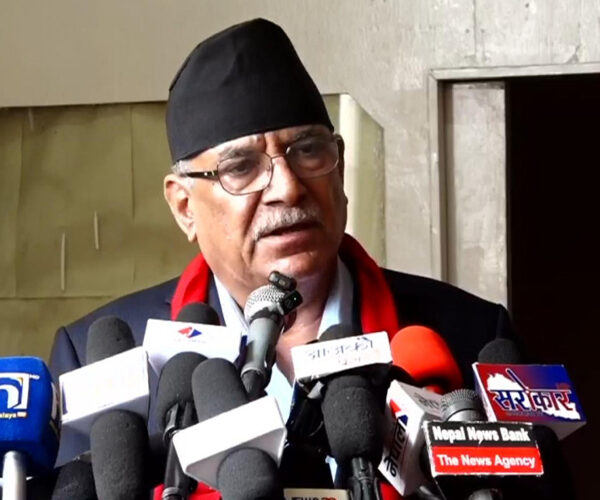 सुगौली सन्धिपछि अहिलेजस्तो भयानक संकट कहिल्यै थिएन : प्रचण्ड